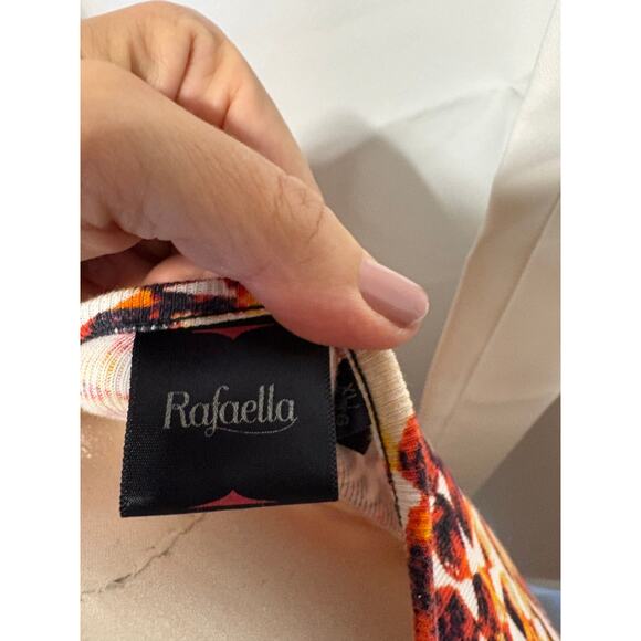 Rafaella Women's XL 3/4 zipper top 3/4 sleeve Fall colors - Picture 8 of 10